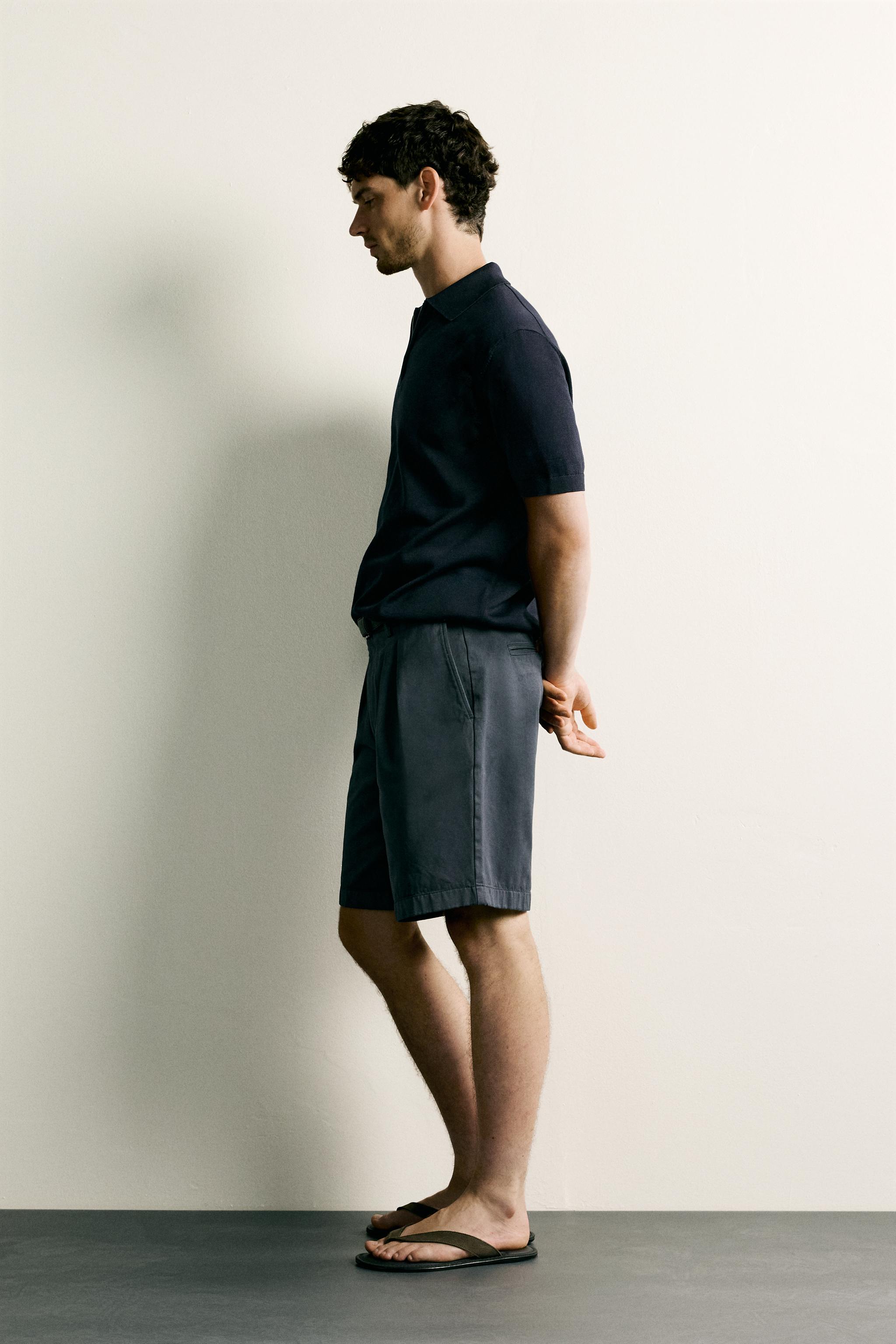 POLO EN MAILLE REGULAR FIT À ZIP